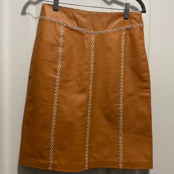 Leather Pencil A-Line Skirt - GAP - Picture 2 of 3